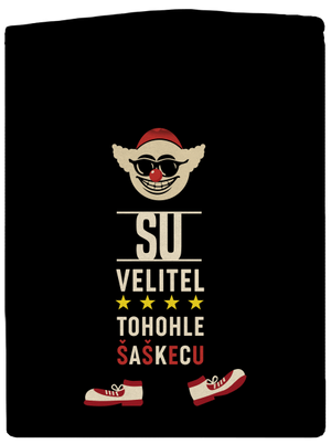 Velitel šaškecu dámská mikina na zip Black