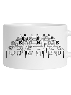 Cimrman: Debil, blbeček hrnek makronka White