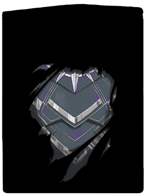 Panther inside pánská mikina na zip Black