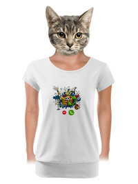 dámské tričko s lemem