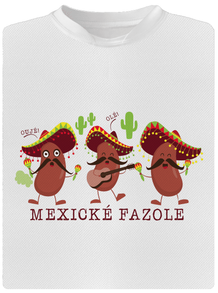 Mexická párty dětské sportovní tričko White