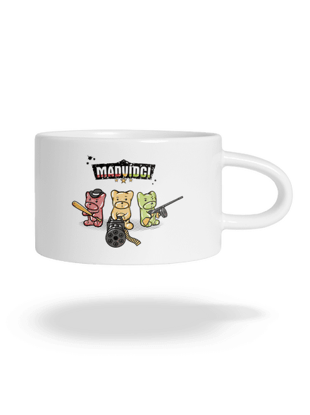 Madvídci hrnek makronka White