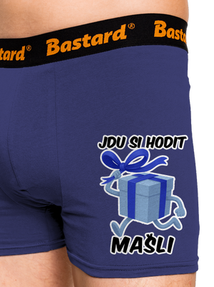 Jdu si hodit mašli boxerky Blue Navy