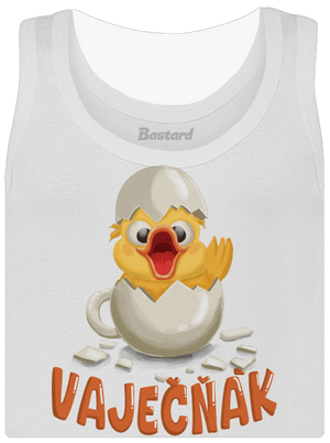 Vaječňák dámské tílko klasické White