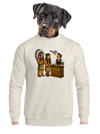 unisex mikina bez kapuce