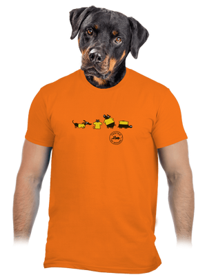 Testováno na zvířatech pánské tričko Orange
