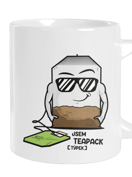 Čajový týpek velký hrnek White