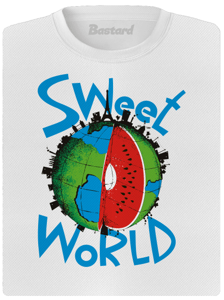 Sweet World dámské sportovní tričko White