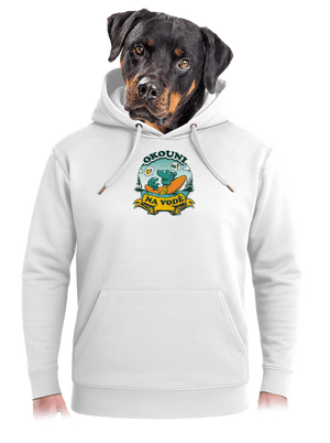 Okouni na vodě unisex mikina premium Snowwhite