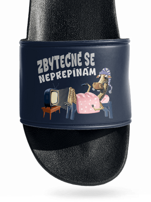 Zbytečně se nepřepínám pantofle Navy