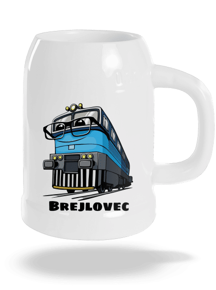 Brejlovec půllitr White