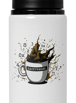 Hackpresso  lahev na vodu White