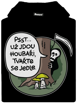 Muchomůrky zelené dětská mikina klokanka Black