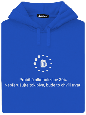 Alkoholizace pánská mikina klokanka Royal