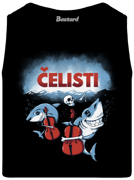 Čelisti pánské tílko Black