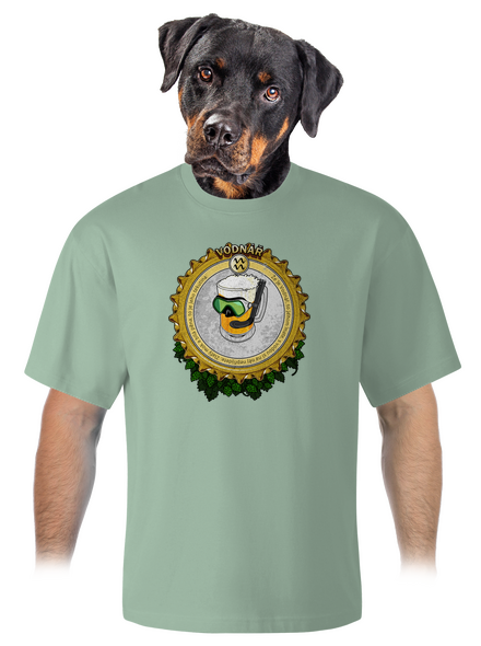 Pivní horoskop: Vodnář unisex tričko oversized Sage