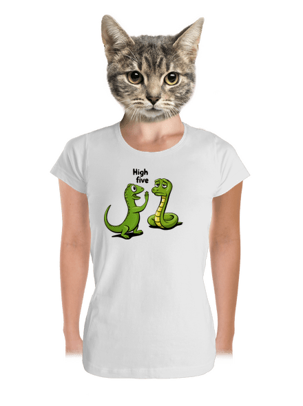 High Five dámské tričko premium White