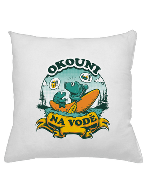 Okouni na vodě polštář White