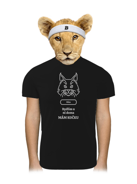 Nemůžu, mám kočku dětské sportovní tričko Black