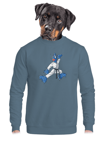 Bojovnice unisex mikina bez kapuce Nordic Blue