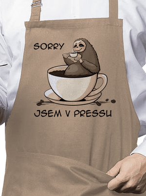 V pressu zástěra Rope