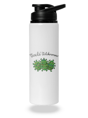 Veselé Velikoronoce lahev na vodu White