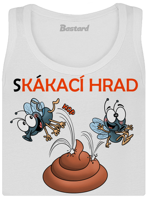 Skákací hrad dámské tílko klasické White