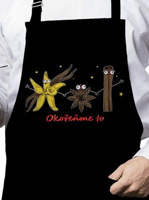 Okořeňme to zástěra Black