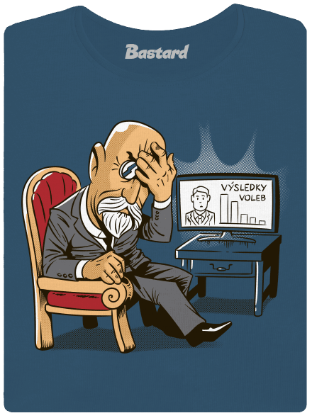 Masaryk dámské tričko premium Petrol Blue