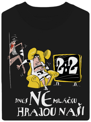 Hrajou naši unisex mikina bez kapuce Black