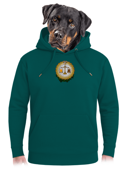 Pivní horoskop: Váha unisex mikina premium Emerald Green