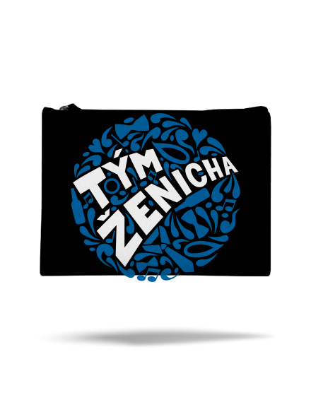 Tým ženicha taštička Black