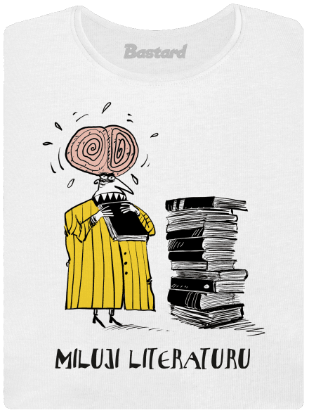 Miluji literaturu dámské tričko White
