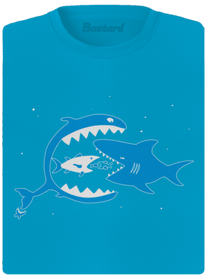 Rybky dámské sportovní tričko Blue Atol