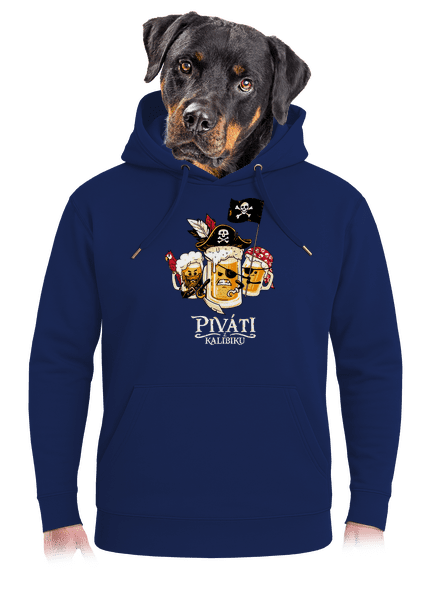Piváti z Kalibiku unisex mikina premium Navy