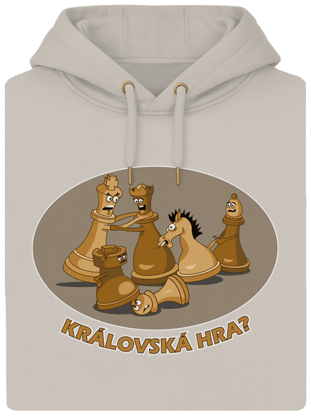 Královská hra unisex mikina premium Pastel Macchiato