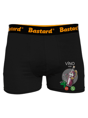Červené víno volá boxerky Black
