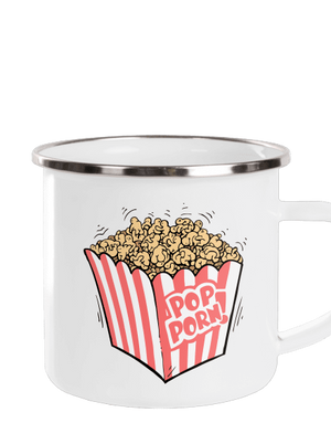 Popporn plecháček White