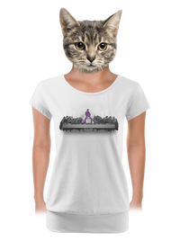 dámské tričko s lemem