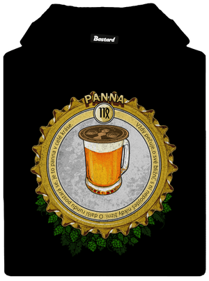 Pivní horoskop: Panna pánská mikina klokanka Black