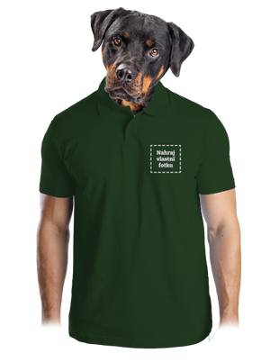 Vlastní potisk pánská polokošile Bottle Green Mal