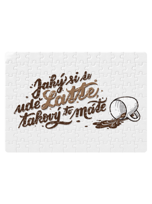 Latte puzzle White