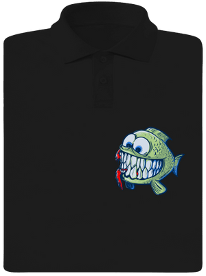 Hladová rybka pánská polokošile Black