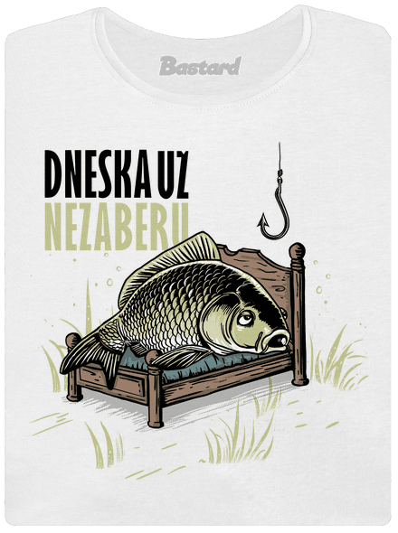Dneska už nezaberu dámské tričko s lemem White