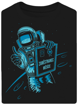 Zaměstnanec měsíce unisex tričko oversized Black