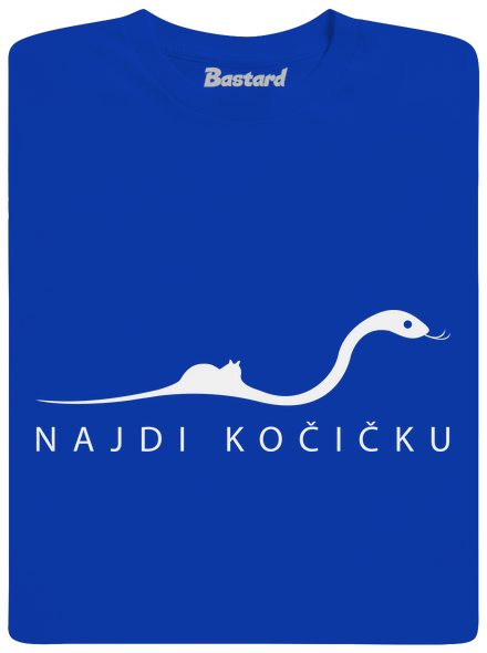 Najdi kočičku pánské dlouhý rukáv Royal Blue