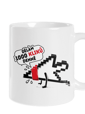Klikař klasický hrnek White