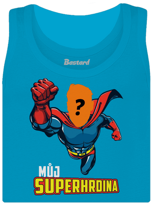 Můj superhrdina dámské tílko klasické Blue Atol