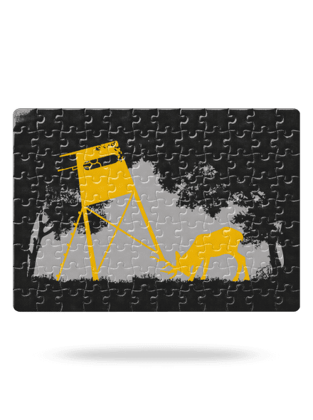 Lesní harmonie puzzle White