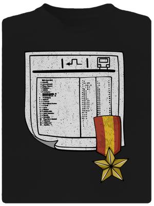 Jízdní řád pánské sportovní tričko Black